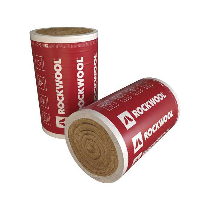 Маты прошивные Rockwool Alu Wired Mat 80 100х1000х2000 (с фольгой)
